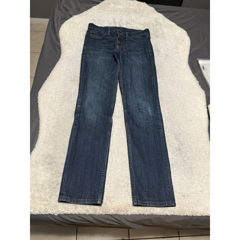 Levis 511 Mens Blue Slim Denim Jeans Size 32x34 Pants Stretch